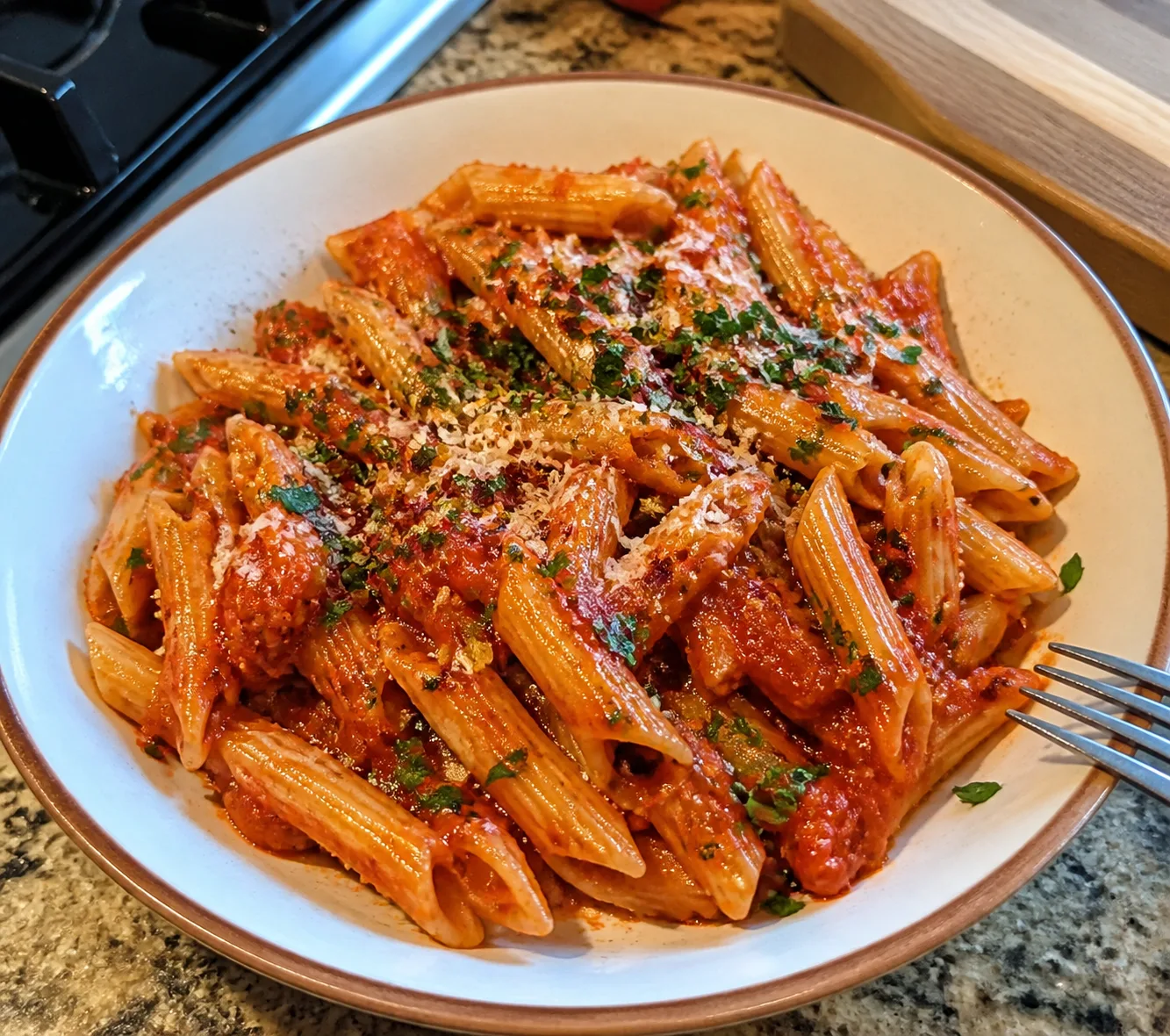 Spicy Penne Arrabbiata with Protein-Packed Options