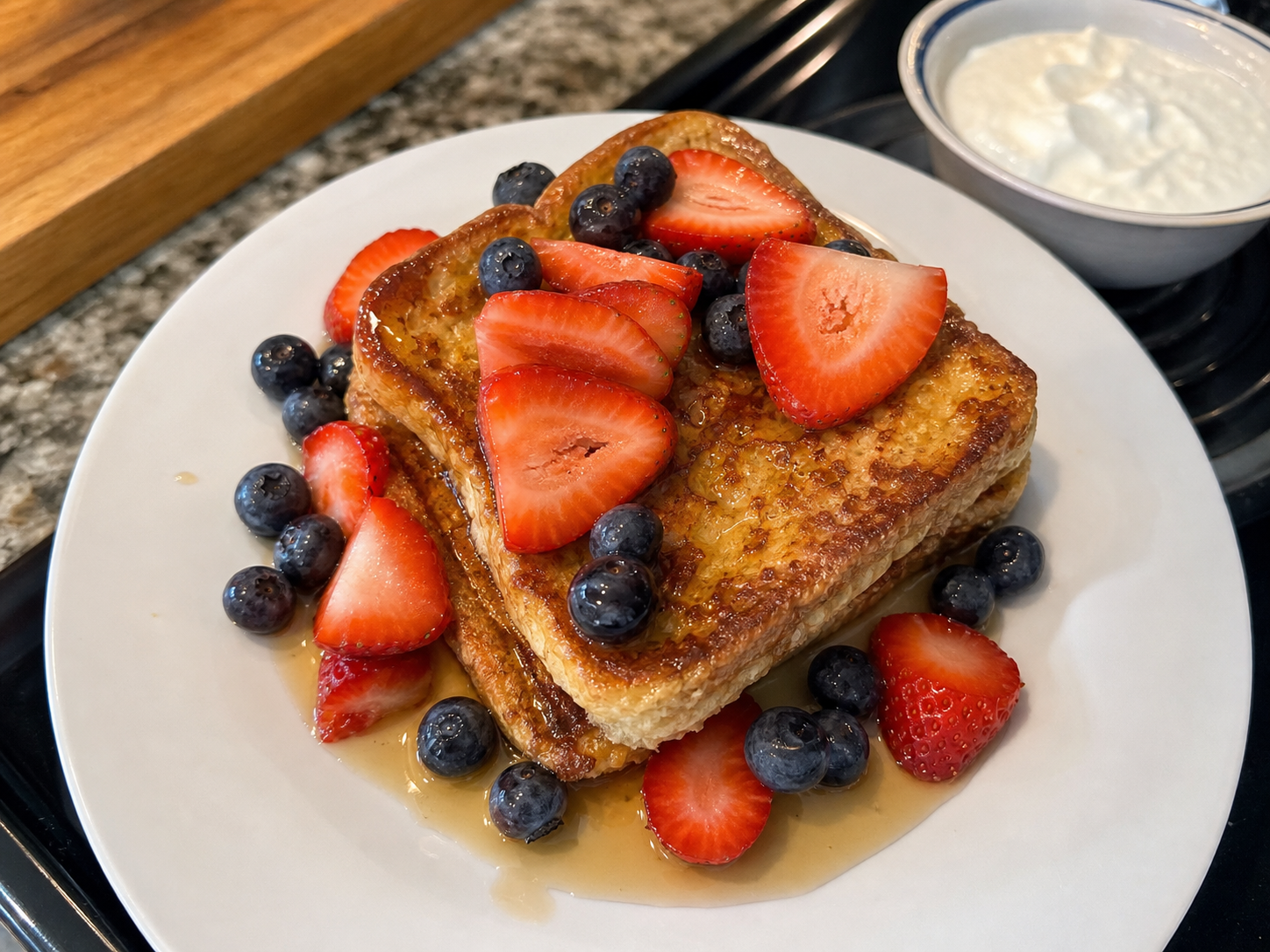 Golden High Protein French Toast
