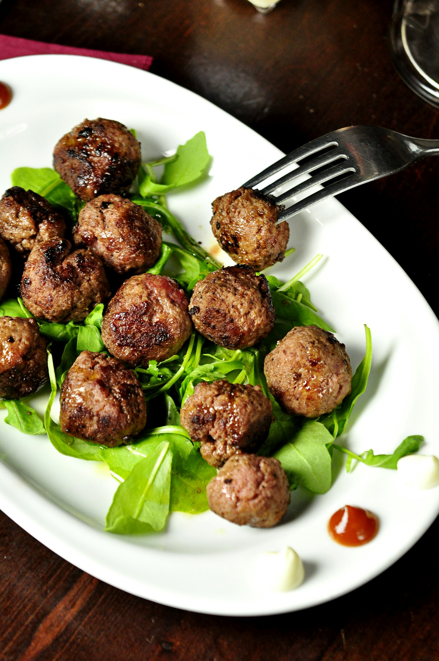 Turkey Meatball Greens Bowl
